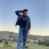 Men's Long Sleeve Cotton Plaid Flannel Shirt