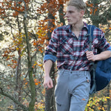 Men's Long Sleeve Cotton Plaid Flannel Shirt