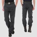 Men's Tactical Cargo Pants with 9 Pockets for Hiking