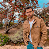 Men's Winter Military Cargo Jacket - Fleece Tactical Coat