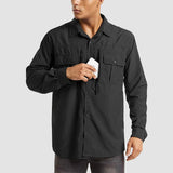 Men's Tactical Shirt, Quick-Dry & UV Protection for Hiking