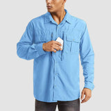 Men's Tactical Shirt, Quick-Dry & UV Protection for Hiking