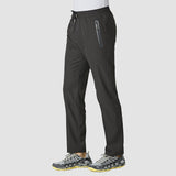 Men's Quick Dry Track Pants - Lightweight, Zipper Pockets