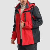Men's Windproof Water Resistant Jacket - 5 Pockets for Hiking