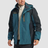 Men's Windproof Water Resistant Jacket - 5 Pockets for Hiking