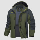 Men's Windproof Water Resistant Jacket - 5 Pockets for Hiking