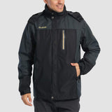 Men's Windproof Water Resistant Jacket - 5 Pockets for Hiking