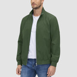 Men's Jacket Stand Collar Lightweight Windproof Outwear