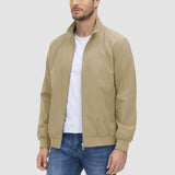 Men's Jacket Stand Collar Lightweight Windproof Outwear