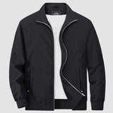 Men's Jacket Stand Collar Lightweight Windproof Outwear