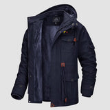 Men's Fleece Lined Parka Winter Military Jacket