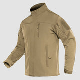 Men's Softshell Tactical Jacket with Fleece Lining