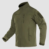 Men's Softshell Tactical Jacket with Fleece Lining