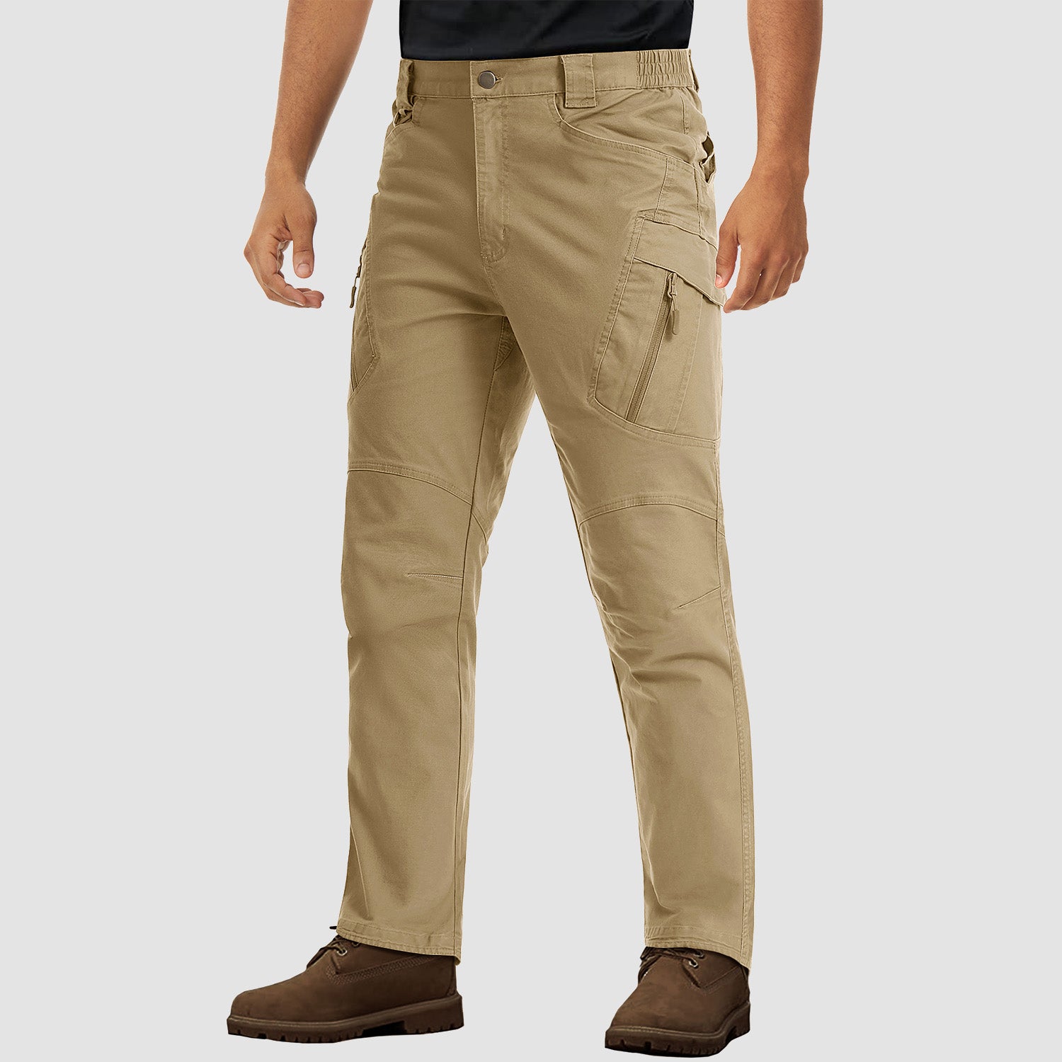 Men's Rip-Stop Tactical Cargo Pants - 9 Pockets