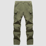 Men's Tactical Pants, 9 Pockets, Fleece Lined, Water Repellent