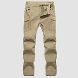 Men's Tactical Pants, 9 Pockets, Fleece Lined, Water Repellent
