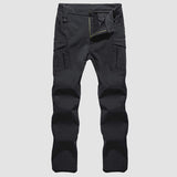 Men's Tactical Pants, 9 Pockets, Fleece Lined, Water Repellent