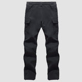 Men's Tactical Pants, 9 Pockets, Fleece Lined, Water Repellent