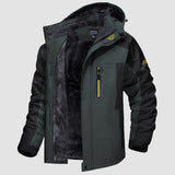 Men's Water-Resistant Ski Jacket - Warm Fleece Winter