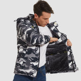 Men's Water-Resistant Ski Jacket - Warm Fleece Winter