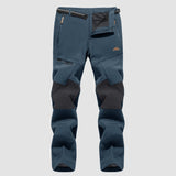 Men's Fleece-Lined Ski Pants - Water-Resistant, 4 Zip Pockets