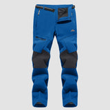 Men's Fleece-Lined Ski Pants - Water-Resistant, 4 Zip Pockets