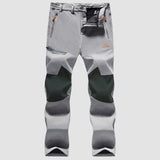 Men's Fleece-Lined Ski Pants - Water-Resistant, 4 Zip Pockets