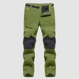 Men's Fleece-Lined Ski Pants - Water-Resistant, 4 Zip Pockets