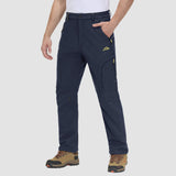Men's Winter Hiking Pants - Fleece-Lined & Water-Resistant