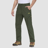 Men's Winter Hiking Pants - Fleece-Lined & Water-Resistant
