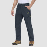 Men's Winter Hiking Pants - Fleece-Lined & Water-Resistant