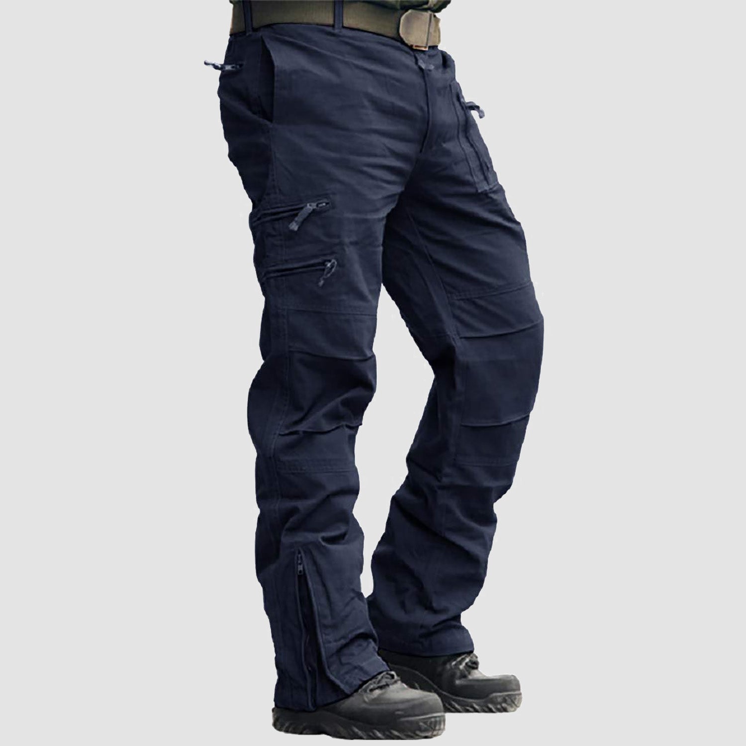 Men's Tactical Cargo Pants with 9 Pockets for Hiking