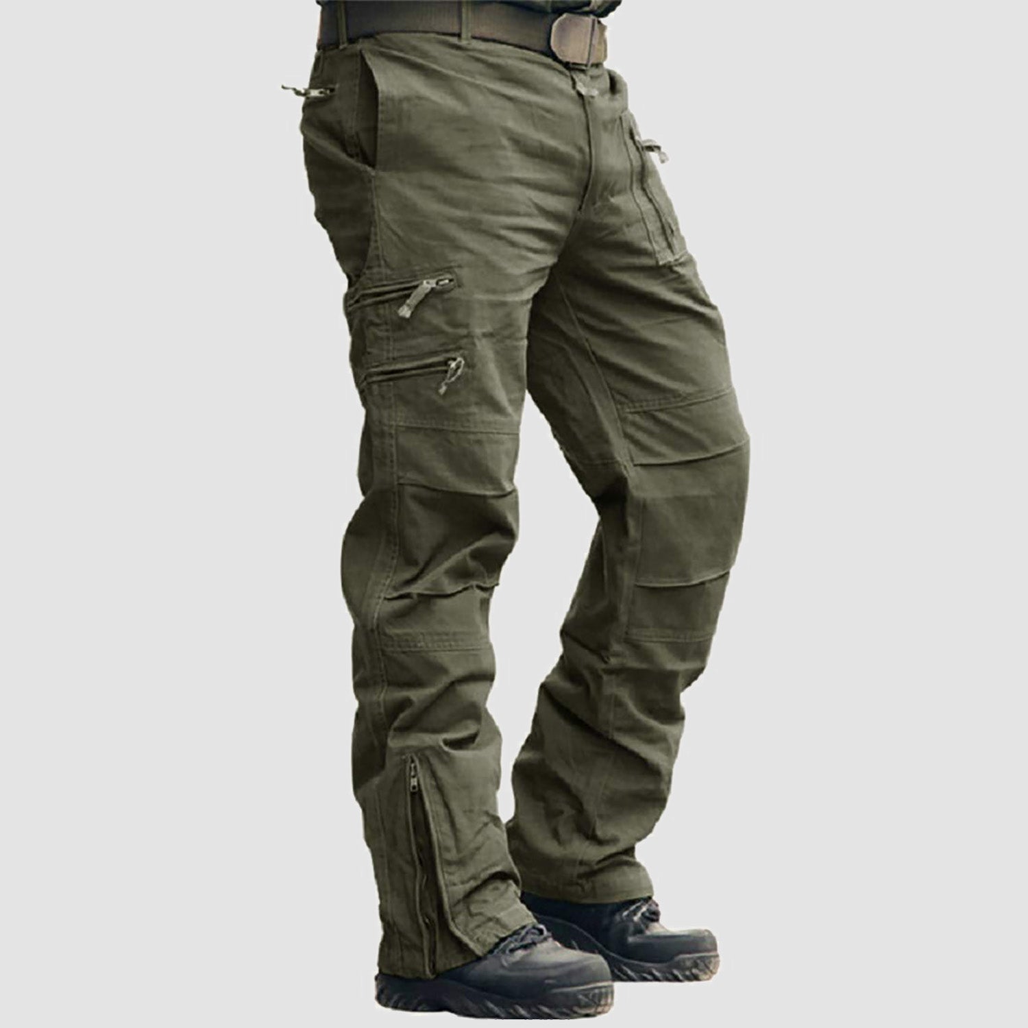 Men's Tactical Cargo Pants with 9 Pockets for Hiking