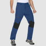 Men's Fleece-Lined Ski Pants - Water-Resistant, 4 Zip Pockets