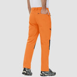 Men's Fleece-Lined Ski Pants - Water-Resistant, 4 Zip Pockets