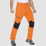 Men's Fleece-Lined Ski Pants - Water-Resistant, 4 Zip Pockets