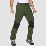 Men's Fleece-Lined Ski Pants - Water-Resistant, 4 Zip Pockets