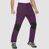 Men's Fleece-Lined Ski Pants - Water-Resistant, 4 Zip Pockets