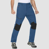 Men's Fleece-Lined Ski Pants - Water-Resistant, 4 Zip Pockets