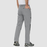 Men's Fleece-Lined Ski Pants - Water-Resistant, 4 Zip Pockets