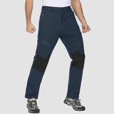 Men's Fleece-Lined Ski Pants - Water-Resistant, 4 Zip Pockets