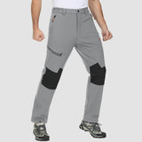 Men's Fleece-Lined Ski Pants - Water-Resistant, 4 Zip Pockets