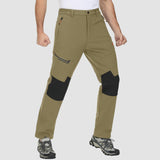 Men's Fleece-Lined Ski Pants - Water-Resistant, 4 Zip Pockets