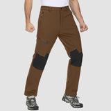 Men's Fleece-Lined Ski Pants - Water-Resistant, 4 Zip Pockets