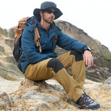 Men's Fleece-Lined Ski Pants - Water-Resistant, 4 Zip Pockets