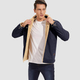 Men's Sherpa Lined Jacket with Multi Pockets