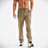 Men's Quick Dry Track Pants - Lightweight, Zipper Pockets