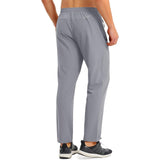 Men's Quick Dry Track Pants - Lightweight, Zipper Pockets