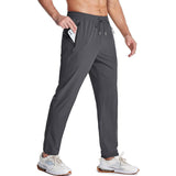 Men's Quick Dry Track Pants - Lightweight, Zipper Pockets