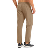 Men's Quick Dry Track Pants - Lightweight, Zipper Pockets